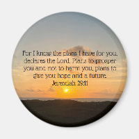 Inspirationnelle Bible Verse Jérémie 29:11 Lever d