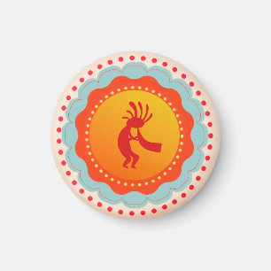 Aimant Inspiré Kokopelli Sud-Ouest