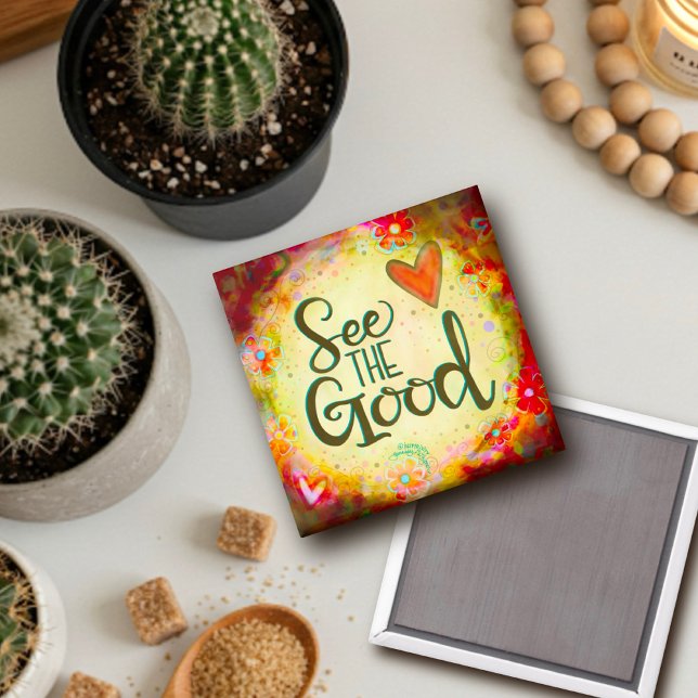 Aimant Inspirer Voir le bon joli Coeur Inspirivity (Créateur téléchargé)