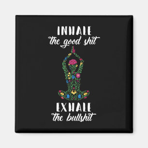 Aimant Inspirez Bien Exhalez Taureau Yoga Citations Médit