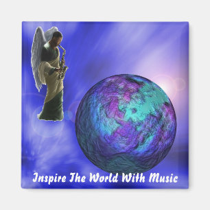 Aimant Inspirez le monde avec l'aimant de musique