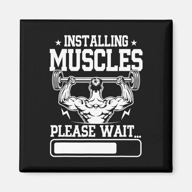 Aimant Installation Muscles S'Il Vous Plaît Attendre Chem (Devant)