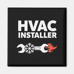 Aimant Installatrice de CVC drôle Technicienne de CVC fém