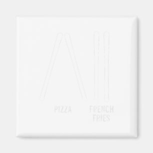 Aimant Instructeur De Ski Pizza Et Français Fries Comment