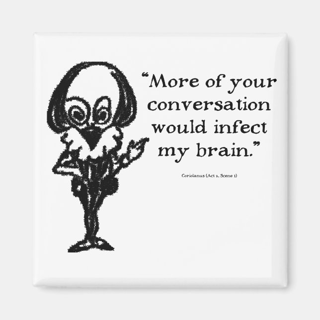 Aimant Insultes Shakespeare Coriolinus (Devant)