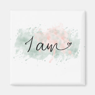 Aimant *~* Intention d'Affirmation Blob Abstrait I AM
