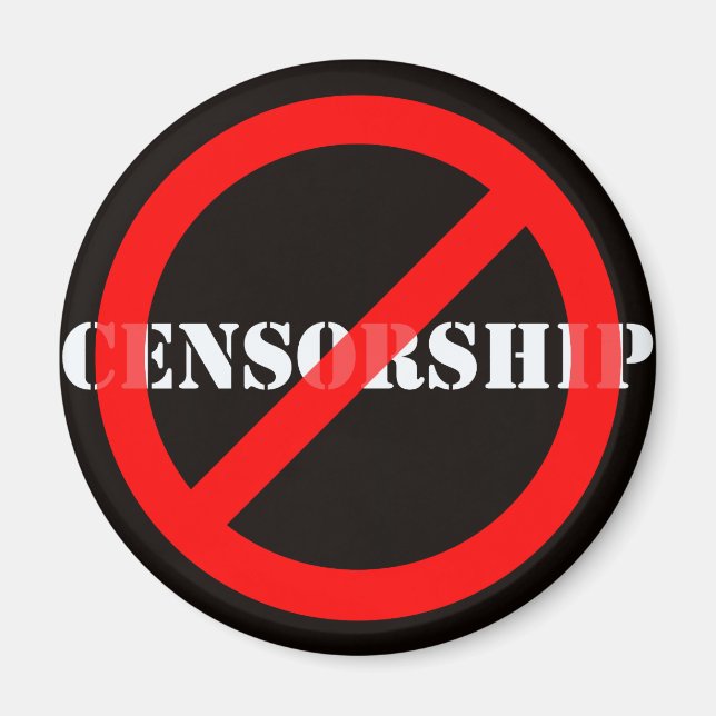 Aimant Interdire la censure (Devant)