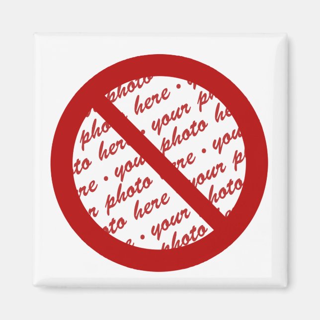 Aimant Interdire ou interdire le symbole - Ajouter une im (Devant)