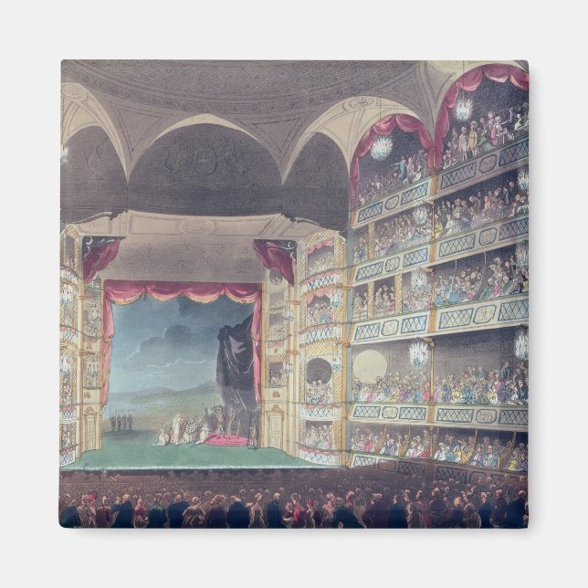 Aimant Intérieur du théâtre Drury Lane, 1808 (Devant)