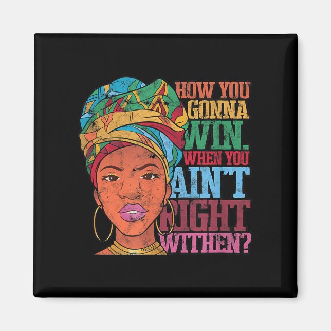 Aimant Intérieur - Victoire - Vérité Uni-adultes - Noir - (Devant)