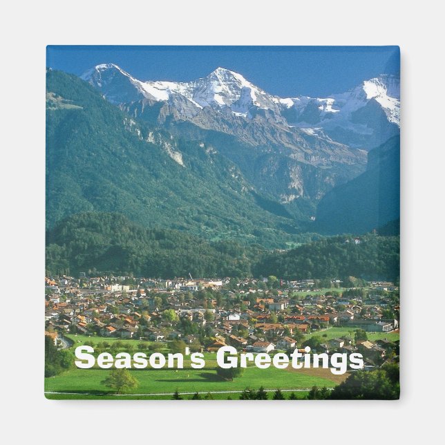 Aimant Interlaken et la Jungfrau (Devant)