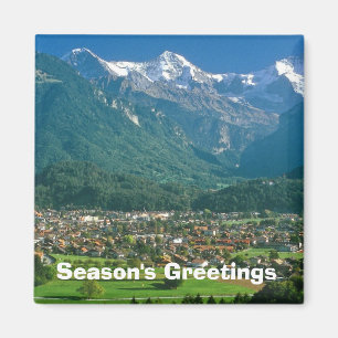 Aimant Interlaken et le Jungfrau