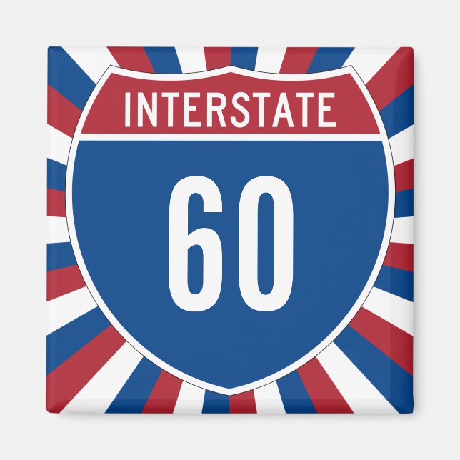 Aimant Interstate 60 (Devant)