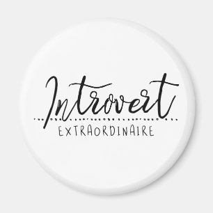 Aimant Introvertir la typographie Extraordinaire
