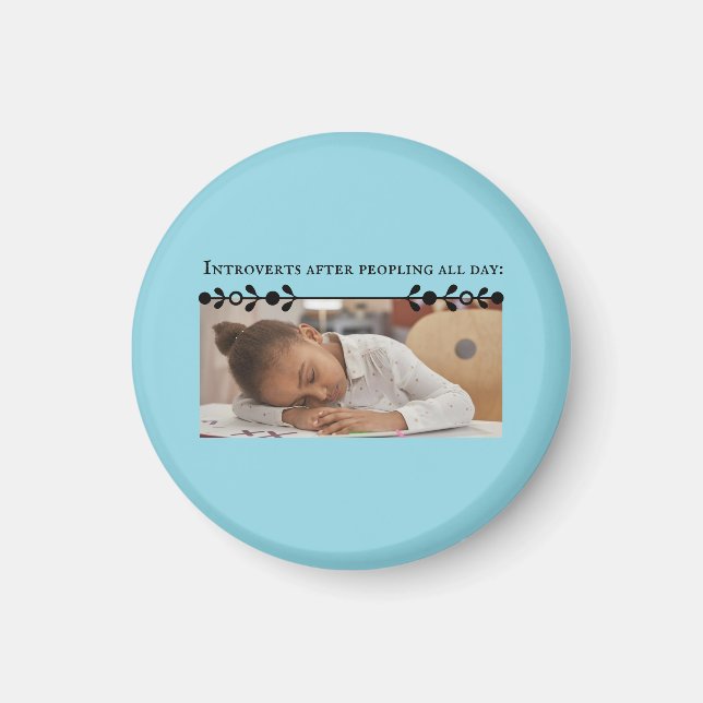 Aimant Introvertir l'aimant de mème (Devant)