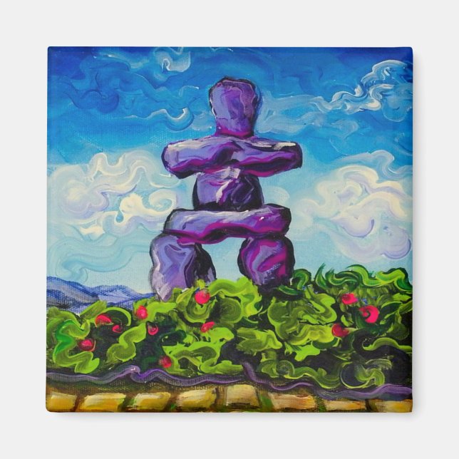 Aimant Inukshuk (Devant)