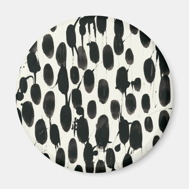 Aimant Invariable I | Aquarelle noire (Devant)