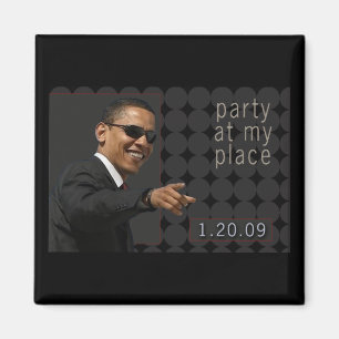 Aimant Invitation de partie d'inauguration d'Obama -