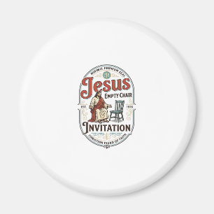Aimant Invitation Jésus Chaise Vide Invitation Jésus Chai