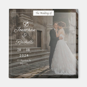 Aimant invitations mariages