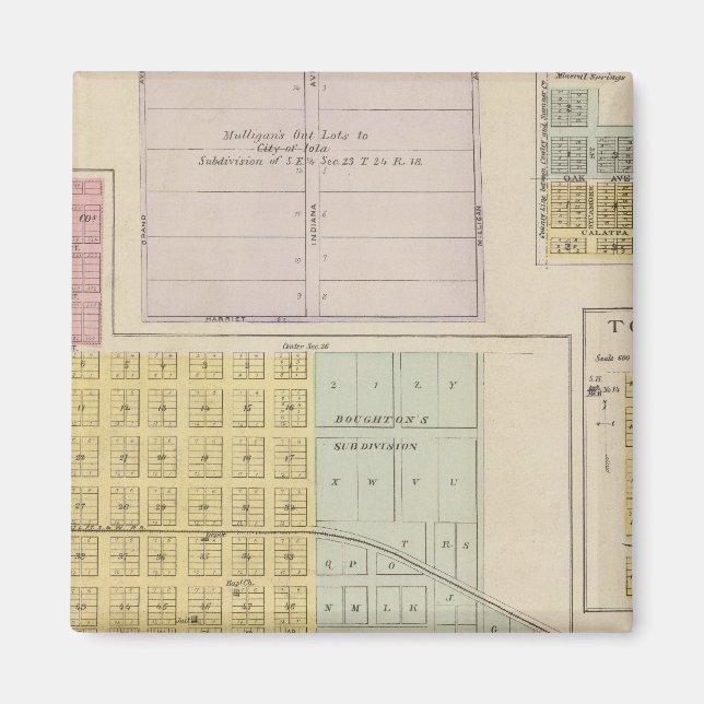 Aimant Iola, Torrance et Kellogg, Kansas (Devant)