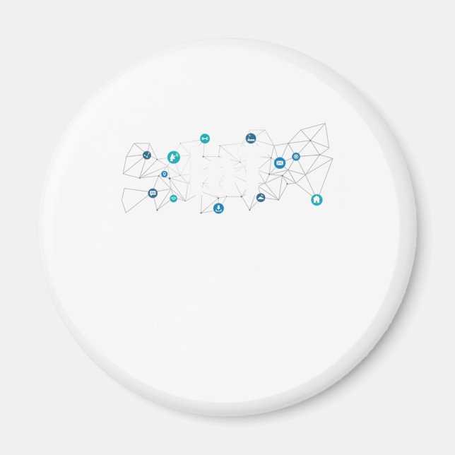 Aimant IOT Internet Des Objets Apprentissage Profond Cade (Devant)