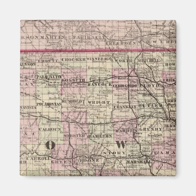 Aimant Iowa 4 (Devant)