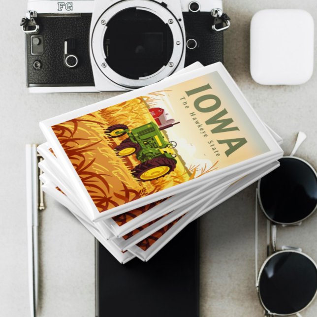 Aimant Iowa vintage (Créateur téléchargé)