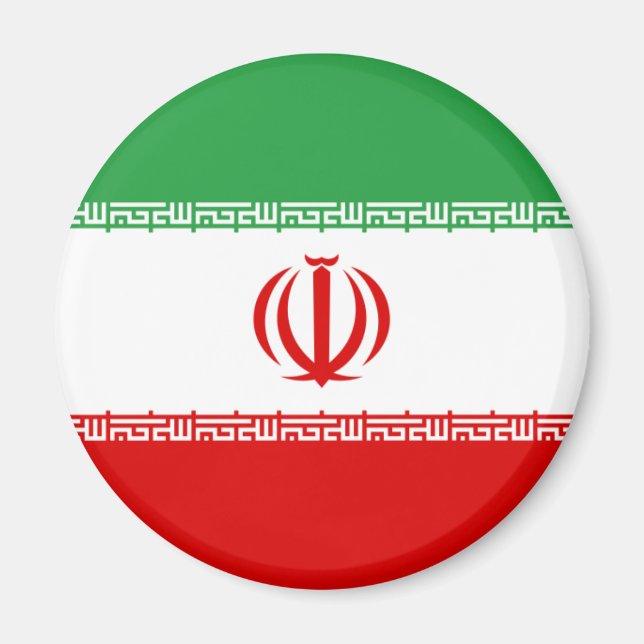 Aimant Iran - Magnat du drapeau (Devant)