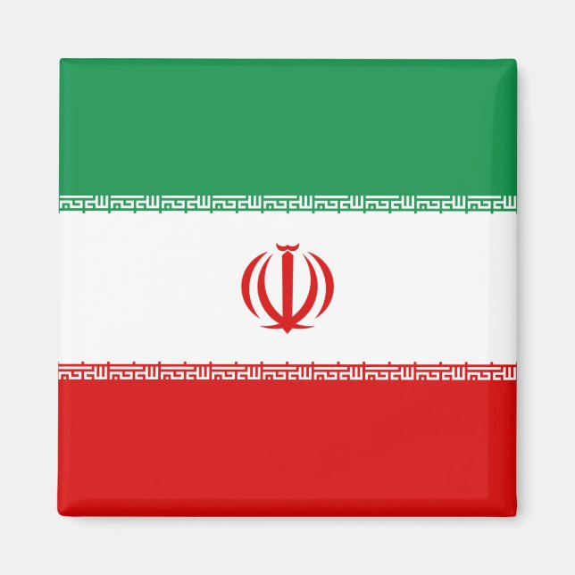 Aimant Iran - Magnat du drapeau (Devant)