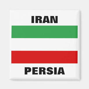 Aimant Iran Tricolor "IRAN" & "PERSIA"