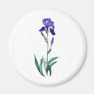 Aimant Iris bleu par PMACarlson