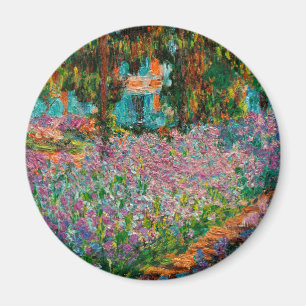 Aimant Iris Jardin Monet Giverny fleurs