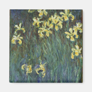 Aimant Iris jaunes par Claude Monet, Beaux-arts vintage
