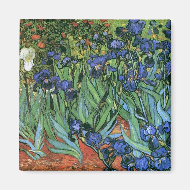 Aimant Irises (F608) Van Gogh Fine Art (Devant)
