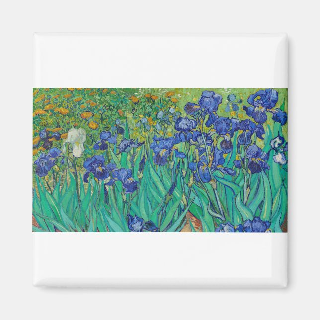 Aimant Irises par Vincent van Gogh (Devant)