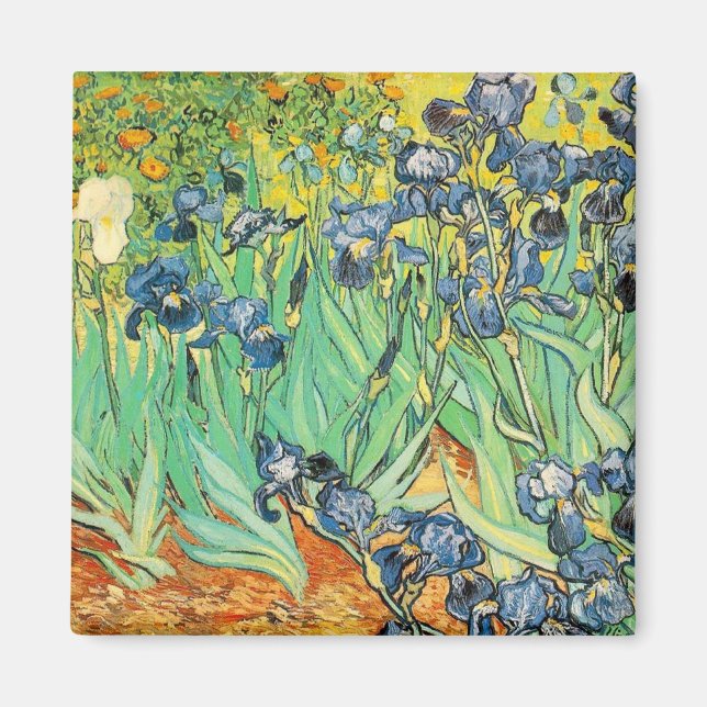 Aimant Irises - Van Gogh - c1889 (Devant)