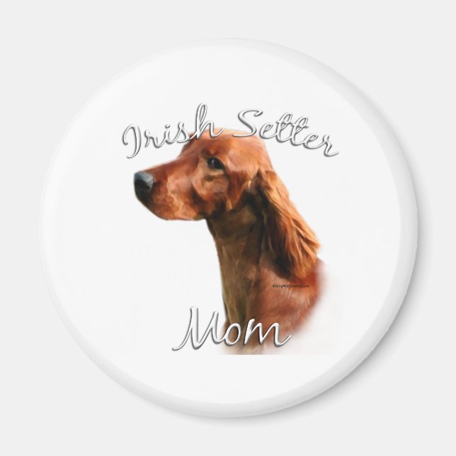 Aimant Irish Setter Mom 2 (Devant)
