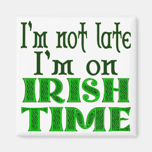 Aimant Irish Time Drôle Dire
