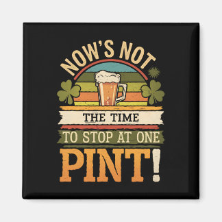 Aimant Irlandais de la Saint-Patrick verte drôle St Paddy