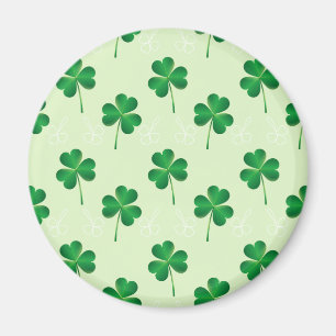 Aimant irlandais trois motif feuille