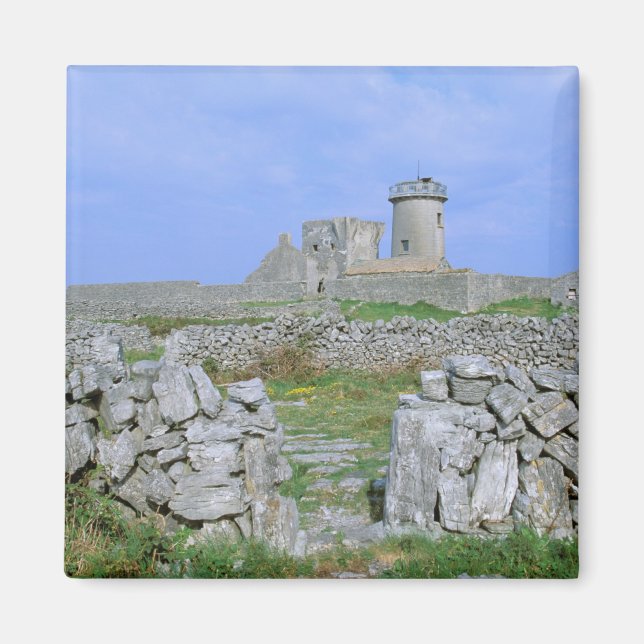 Aimant Irlande, Inishmore, île d'Aran, fort de Dun Aengus (Devant)