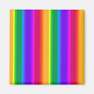Aimant Irregular rainbow stripes