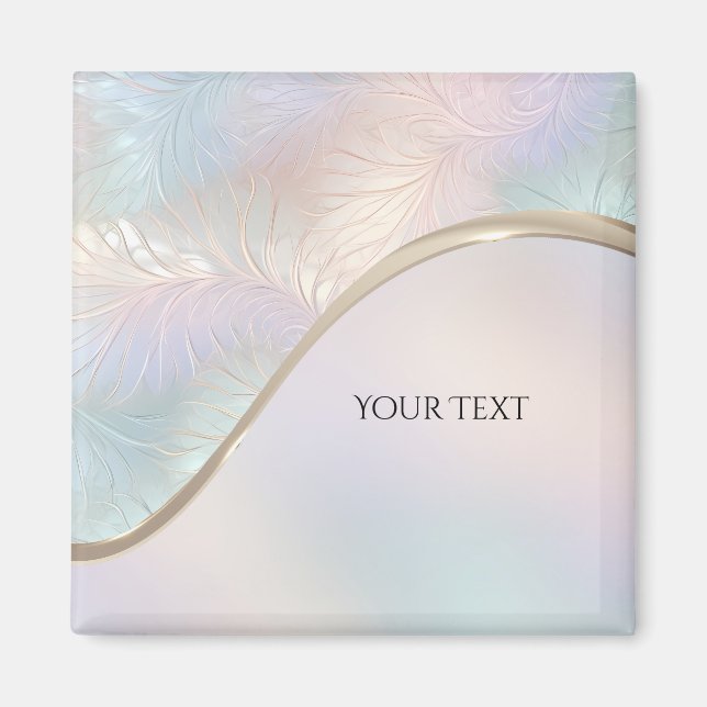 Aimant Irridescent Abstrait Moderne (Devant)