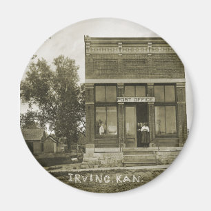 AIMANT IRVING KANSAS POST OFFICE PHOTO MARSHALL COUNT KS