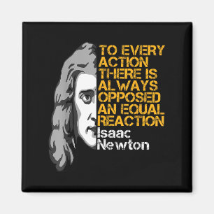 Aimant Isaac Newton Action Et Réaction Inspiration Quo