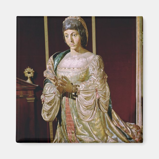 Aimant Isabelle de Castille dans la prière, 1520-22 (Devant)