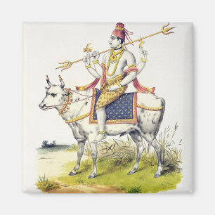 Aimant Ishana ou Shiva, gravée par C. de Motte (1785-183