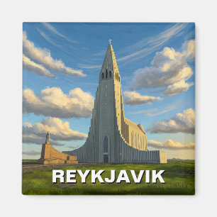 Aimant Islande Église Reykyavik de Hallgrimur Voyage