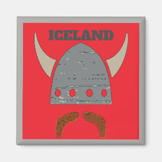 Aimant ISLANDE, Tête viking